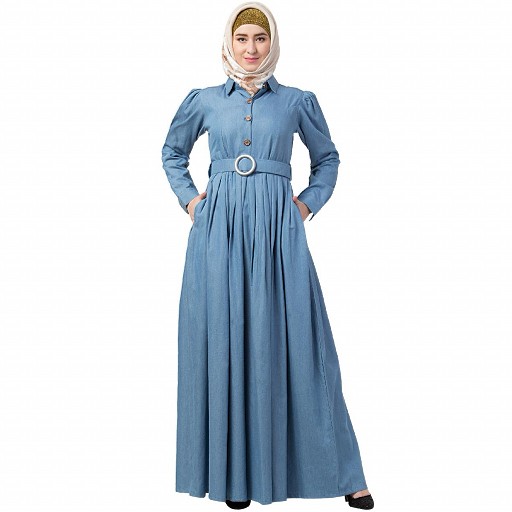 Premium Denim abaya